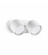 Dodo 2 Light Twin Ceiling Spotlight White