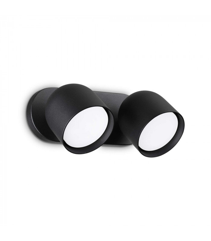 Dodo 2 Light Twin Ceiling Spotlight Black