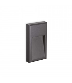 Febe Integrated LED Outdoor Flush Wall Lamp Anthracite Grey 520Lm 4000K IP65