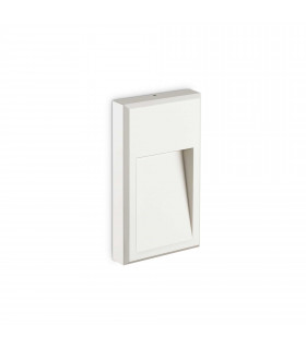 Febe Integrated LED Outdoor Flush Wall Lamp White 520Lm 4000K IP65