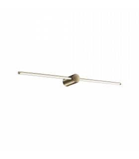 Filo 2 Light Integrated LED Bathroom Over Mirror Light Brass 1450Lm 3000K IP44