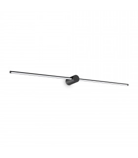 Filo 2 Light Integrated LED Bathroom Over Mirror Light Black 2000Lm 3000K IP44