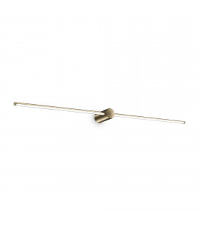 Filo 2 Light Integrated LED Bathroom Over Mirror Light Brass 2000Lm 3000K IP44