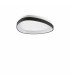 Gemini 42cm ON-OFF Integrated LED Semi Flush Light Black 3000Lm 3000K