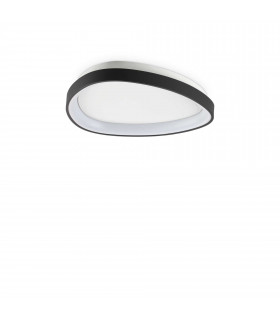 Gemini 42cm ON-OFF Integrated LED Semi Flush Light Black 3000Lm 3000K
