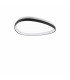 Gemini 61cm ON-OFF Integrated LED Semi Flush Light Black 3850Lm 3000K