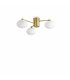 Hermes 3 Light 60cm Globe Ceiling Light Brass