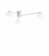 Hermes 3 Light 90cm Globe Ceiling Light White