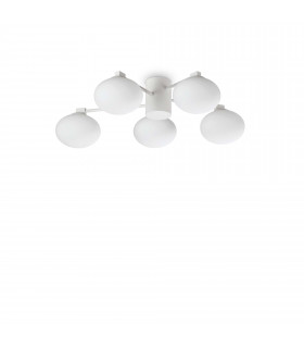 Hermes 5 Light 60cm Globe Ceiling Light White