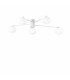 Hermes 5 Light 90cm Globe Ceiling Light White