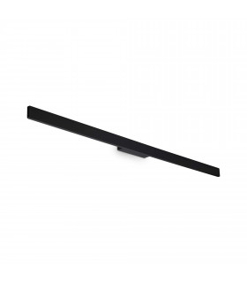 Linea Outdoor Flush Wall Lamp Black 2600Lm 3000K IP54