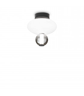 Lumiere Integrated LED Semi Flush Light Black 2350Lm 3000K