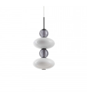 Lumiere Integrated LED Slim Pendant Ceiling Light Black 3350Lm 3000K-1