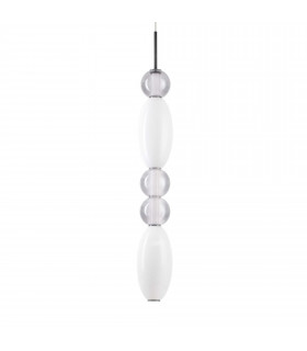Lumiere Integrated LED Slim Pendant Ceiling Light Black 4550Lm 3000K