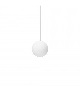 Mapa Bianco Globe Pendant Ceiling Light White