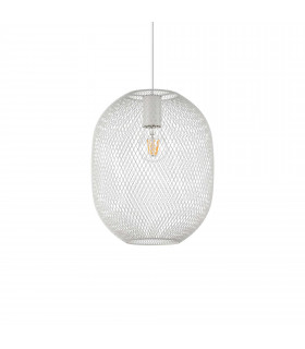 Net Wire Frame 24cm Pendant Ceiling Light White