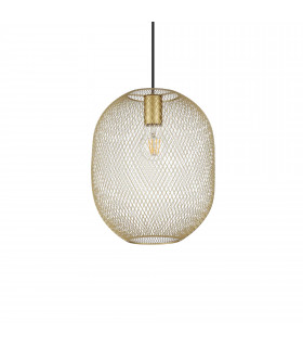 Net Wire Frame 24cm Pendant Ceiling Light Gold