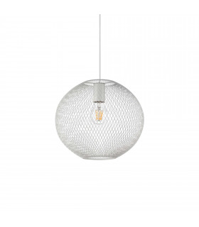 Net Wire Frame 29cm Pendant Ceiling Light White