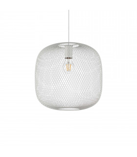 Net Wire Frame 34cm Pendant Ceiling Light White