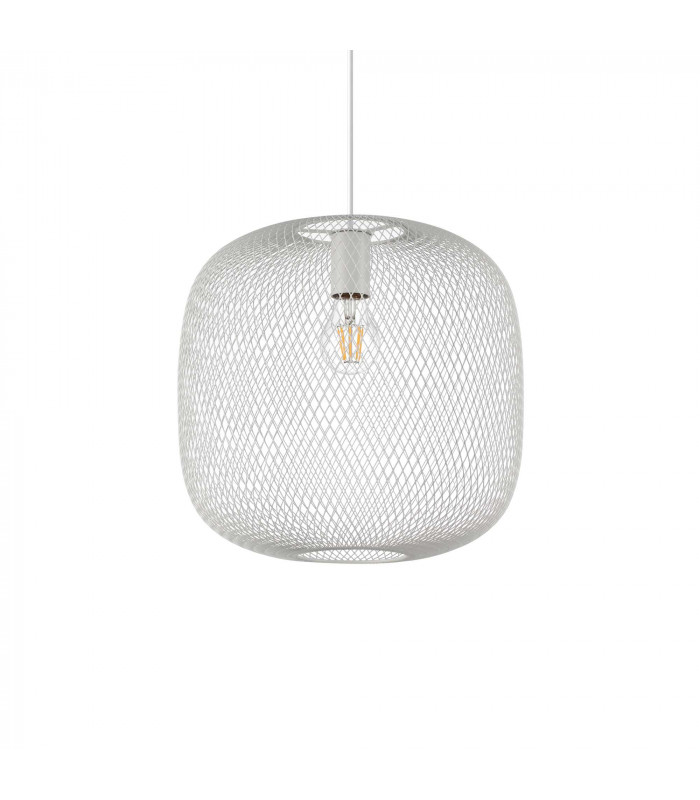 Net Wire Frame 34cm Pendant Ceiling Light White
