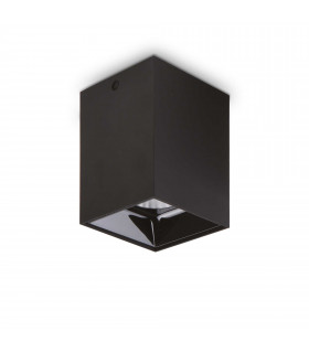 Nitro Integrated LED Square Surface Mounted Downlight Matte Black 2350Lm 3000K