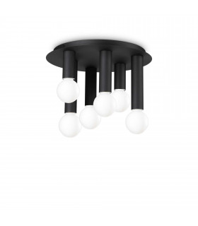 Petit 6 Light Surface Mounted Downlight Black