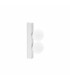 Ping Pong 2 Light Wall Lamp White 500Lm 3000K