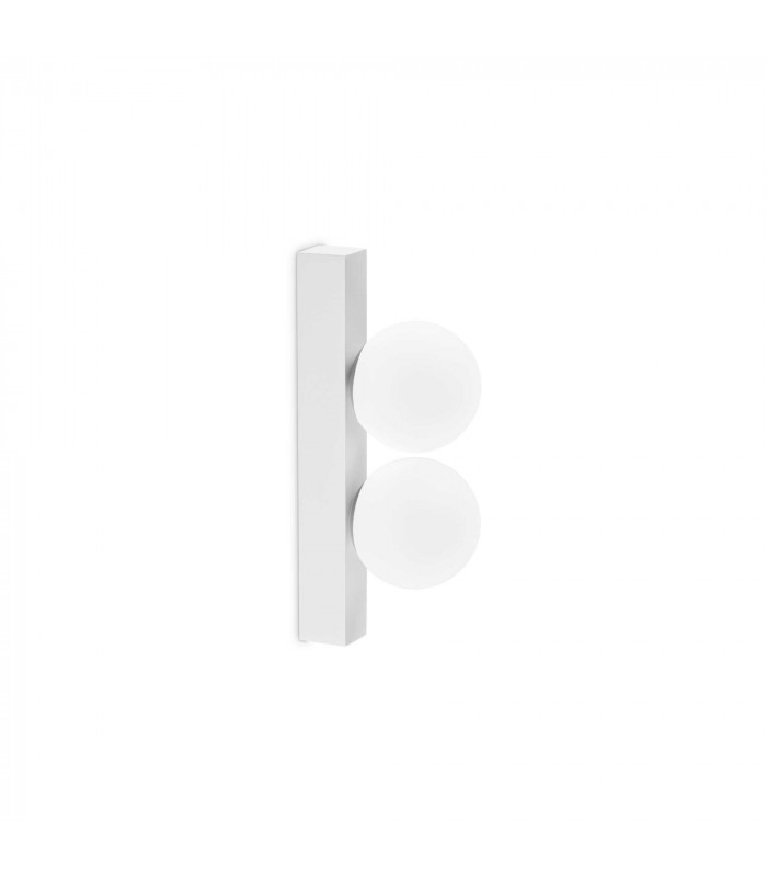 Ping Pong 2 Light Wall Lamp White 500Lm 3000K