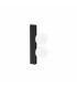 Ping Pong 2 Light Wall Lamp Black 500Lm 3000K-1