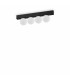 Ping Pong 4 Light Globe Ceiling Light Black 1000Lm 3000K-1