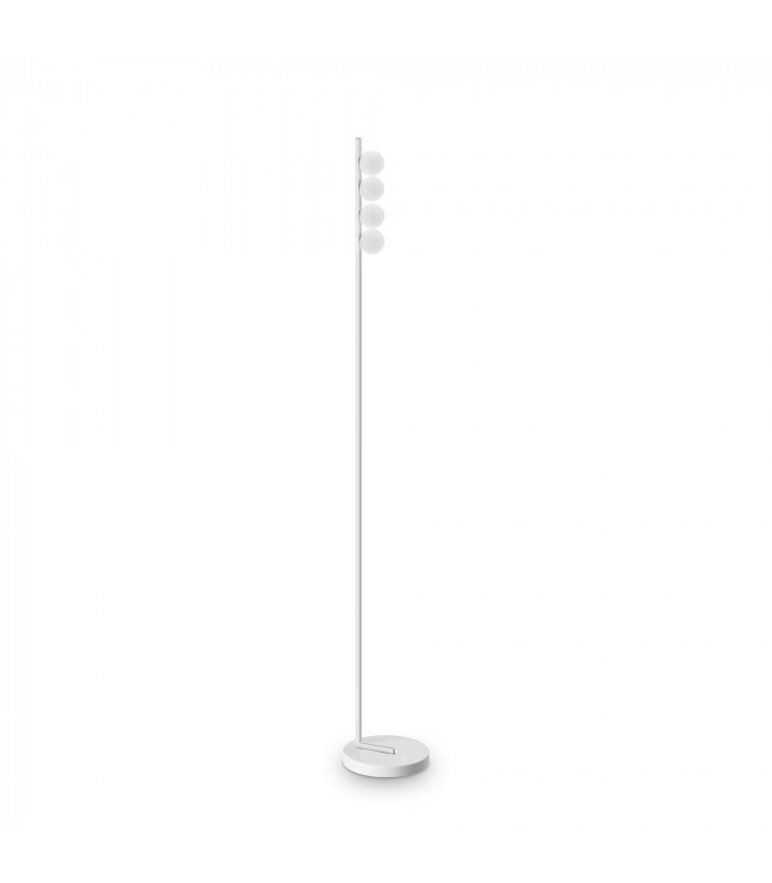 Ping Pong 4 Light Multi Arm Floor Lamp White 1000Lm 3000K