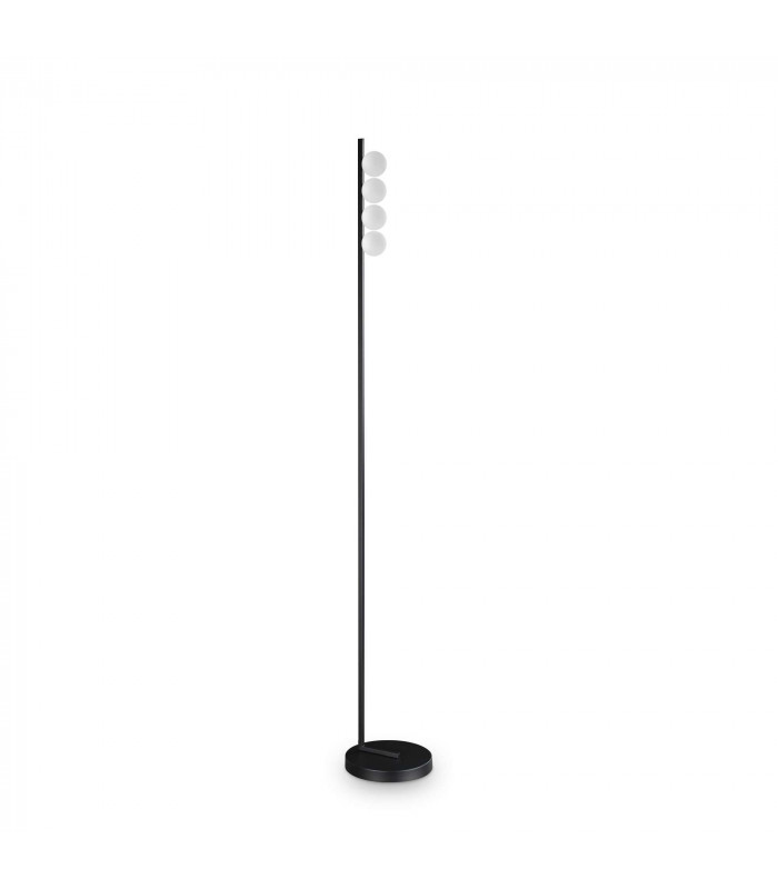Ping Pong 4 Light Multi Arm Floor Lamp Black 1000Lm 3000K-1