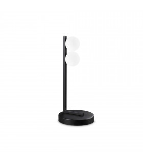 Ping Pong 2 Light Globe Table Lamp Black 500Lm 3000K-1