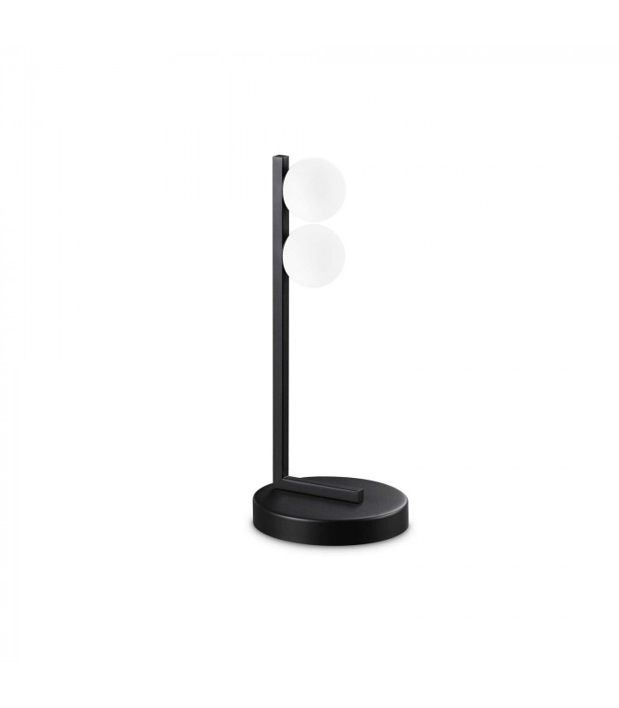 Ping Pong 2 Light Globe Table Lamp Black 500Lm 3000K-1