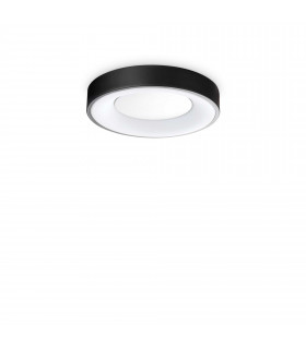 Planet Integrated LED Semi Flush Light Black 1550Lm 3000K