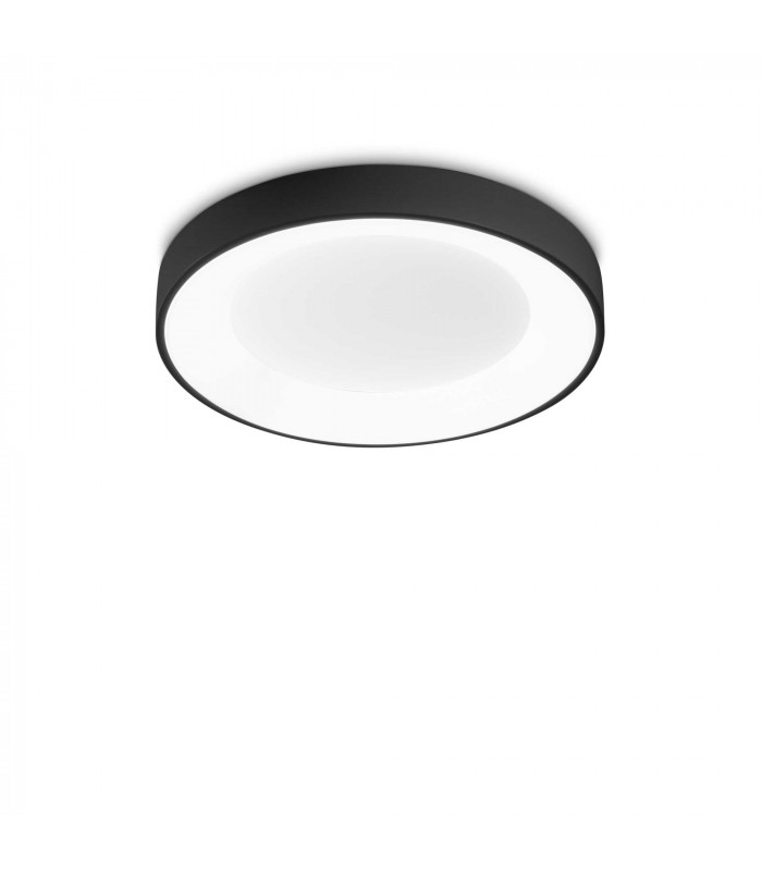 Planet Integrated LED Semi Flush Light Black 2000Lm 3000K