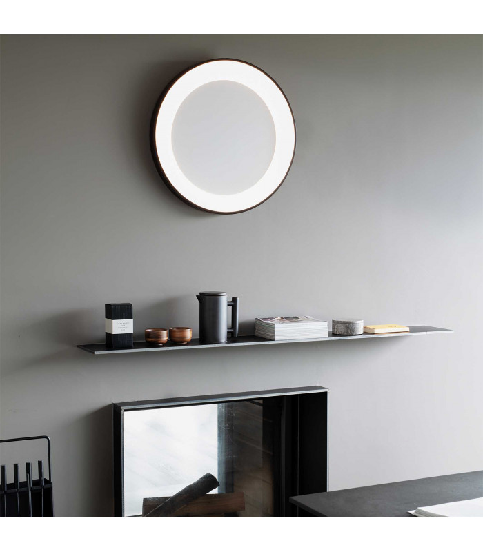 Planet Integrated LED Semi Flush Light Black 3000Lm 3000K-2