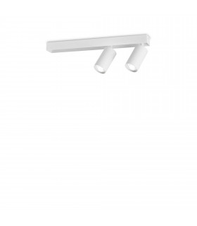 Profilo 2 Light Twin Ceiling Spotlight White