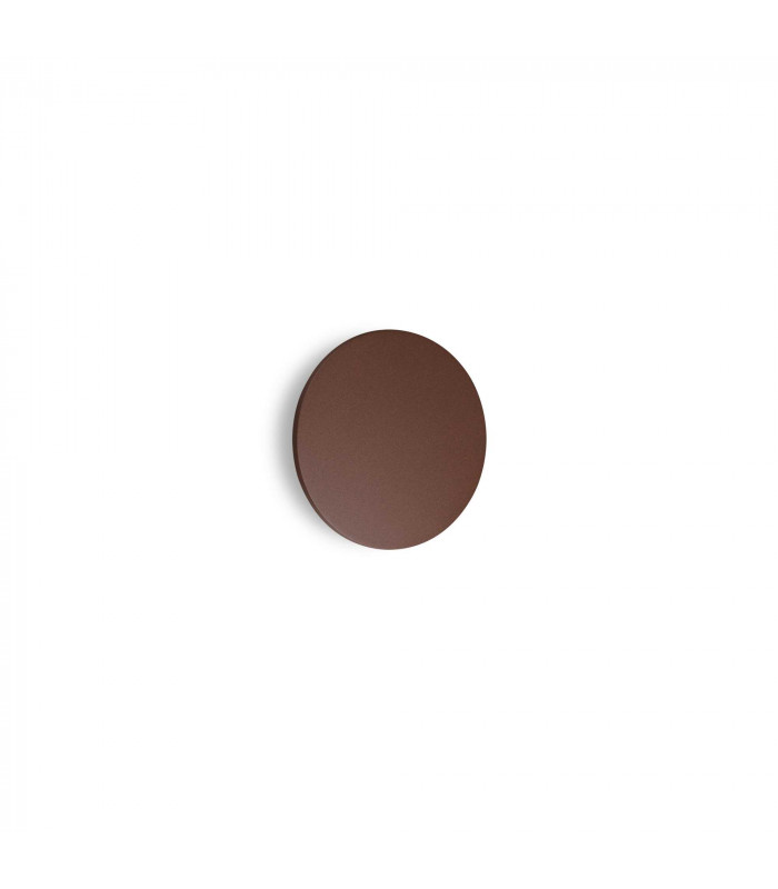 Punto Integrated LED Outdoor Flush Wall Lamp Coffee Brown 1050Lm 3000K IP54