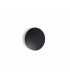 Punto Integrated LED Outdoor Flush Wall Lamp Black 1400Lm 3000K IP54