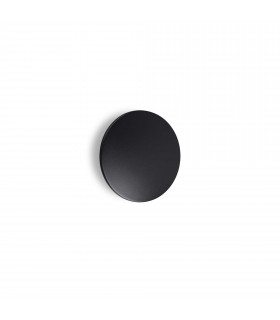 Punto Integrated LED Outdoor Flush Wall Lamp Black 1400Lm 3000K IP54