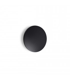 Punto Integrated LED Outdoor Flush Wall Lamp Black 1850Lm 3000K IP54