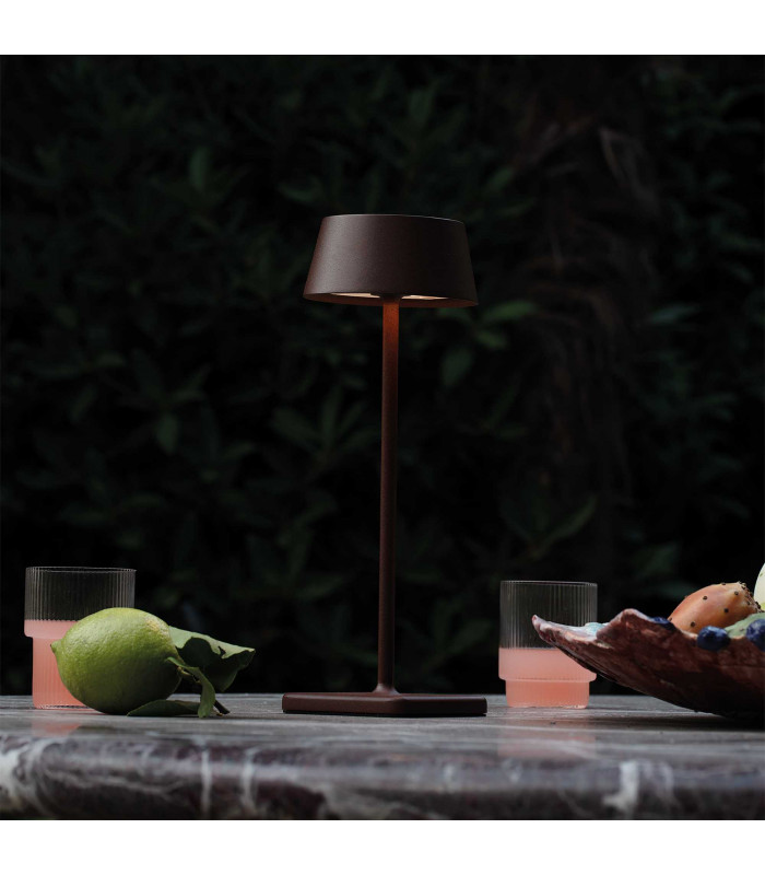 Pure Integrated LED Table Lamp Coffee Brown 230Lm 3000K IP54-2
