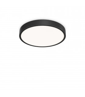 Ray Integrated LED Semi Flush Light Black 6850Lm 3000-4000K IP44