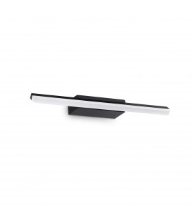 Riflesso Integrated LED Bathroom Over Mirror Light Black 1100Lm 3000K IP44