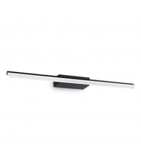 Riflesso Integrated LED Bathroom Over Mirror Light Black 1800Lm 3000K IP44