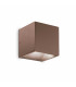 Rubik Integrated LED Outdoor Up Down Wall Lamp Coffee 730Lm 3000K IP54