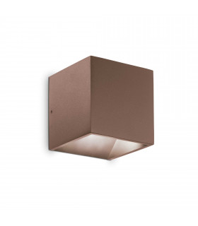 Rubik Integrated LED Outdoor Up Down Wall Lamp Coffee 730Lm 4000K IP54