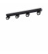 Rudy 4 Light Ceiling Spotlight Bar Black