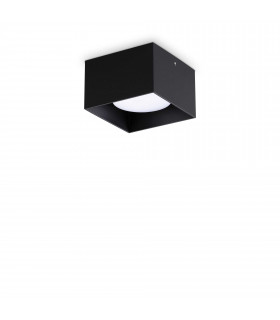 Spike Square Surface Mounted Downlight Black